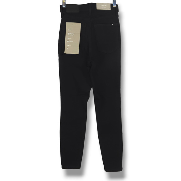 NWT Everlane Way-High Organic Cotton Blend Crop Skinny Jeans Sz. 27x26.50 Black - Picture 5 of 16
